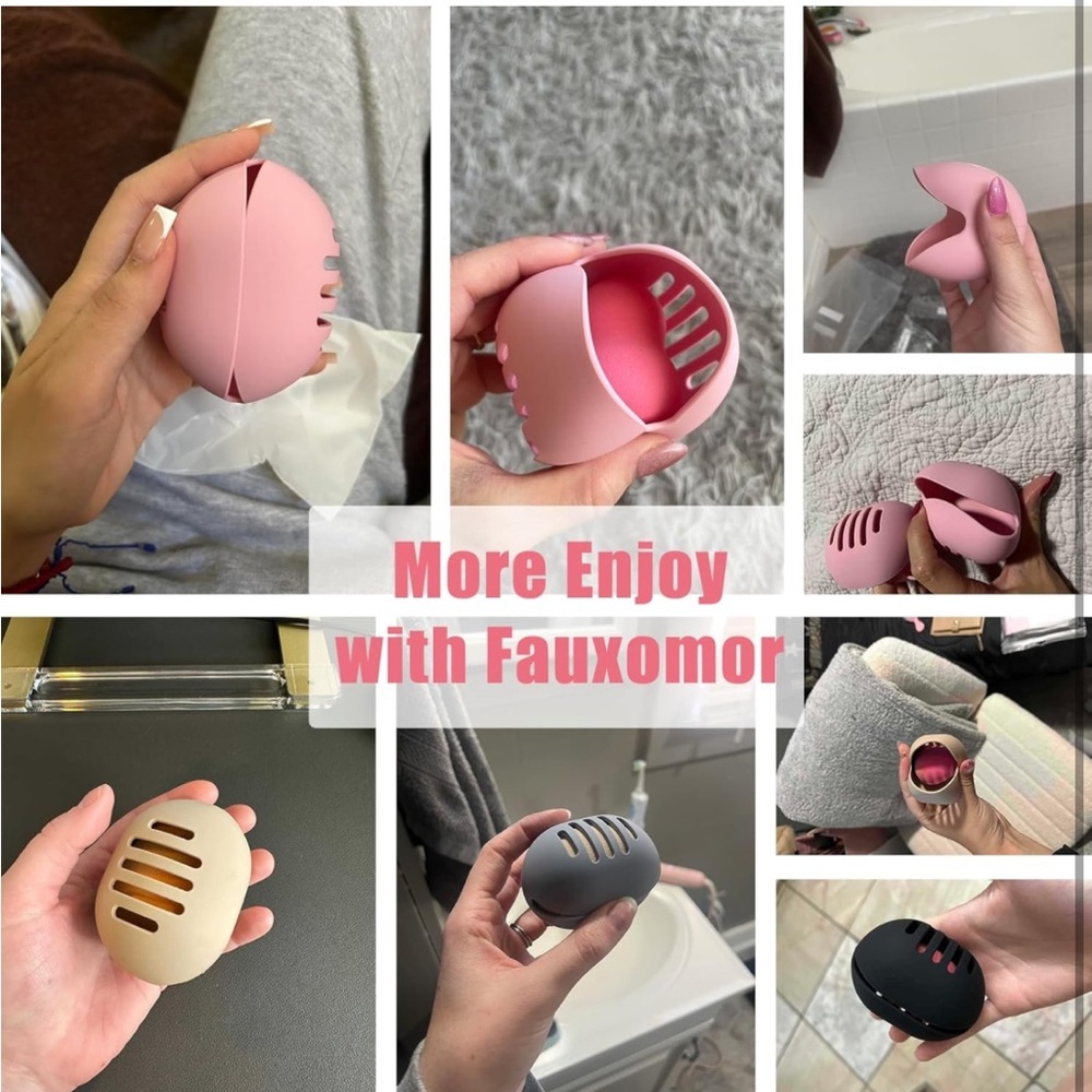 Keep Your Beauty Blender clean with the Double Sided Vented Silicone Holder! - Picture 3 of 6